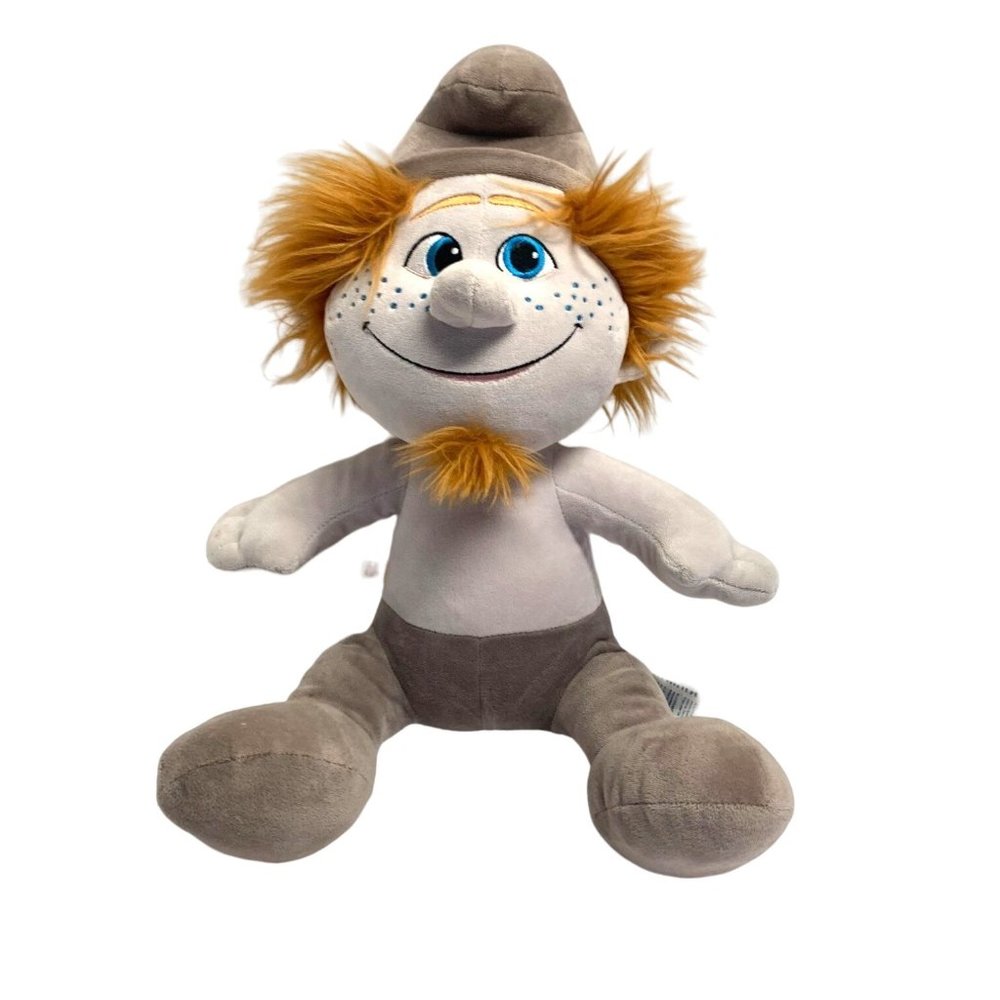 Build A Bear Smurfs 16 in Tall Seated Naughty Hackus Plush Stuffed Doll Toy